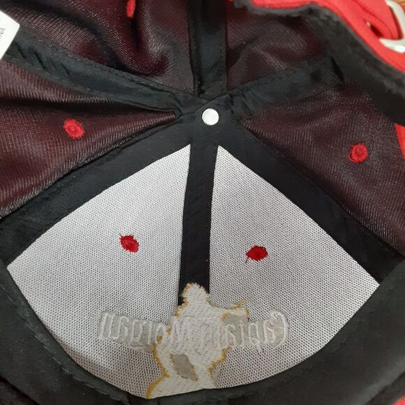 Captain Morgan Spiced Rum Hat Cap Strapback Mens Red Adjustable Logo - Picture 10 of 10